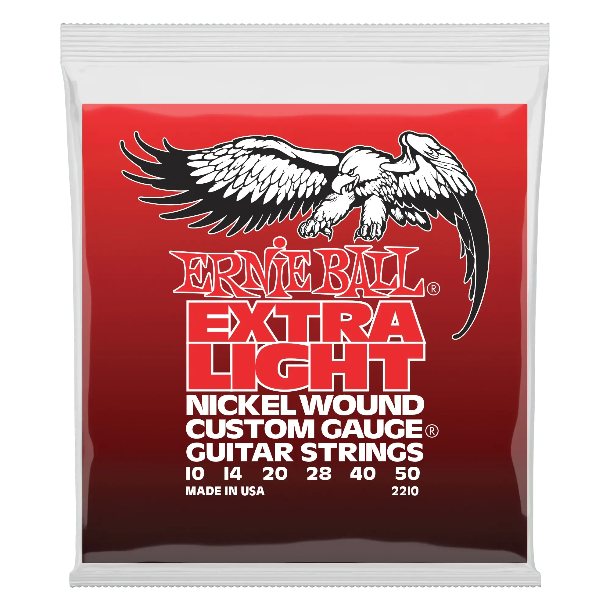 Струны для электрогитары Ernie Ball 2210 Nickel Wound Extra Light 10-50