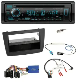 Kenwood Lenkrad Bluetooth DAB USB CD Autoradio für Alfa Romeo Mito 13-18 955 ISO