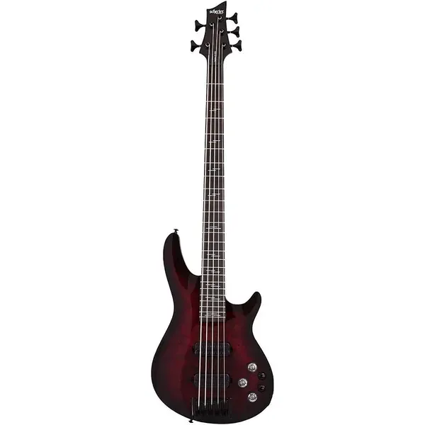 Бас-гитара Schecter Omen Elite-5 Black Cherry Burst