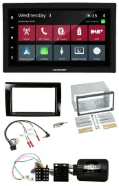Blaupunkt 2DIN Lenkrad USB Bluetooth DAB Autoradio für Fiat Bravo 2007-2014