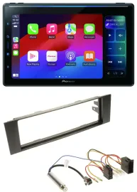 Pioneer Bluetooth DAB MP3 USB Autoradio für Audi A3 (8P, 03-06) - ISO