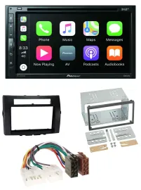 Pioneer DVD 2DIN MP3 DAB Bluetooth USB Autoradio für Toyota Corolla 04-09 Verso