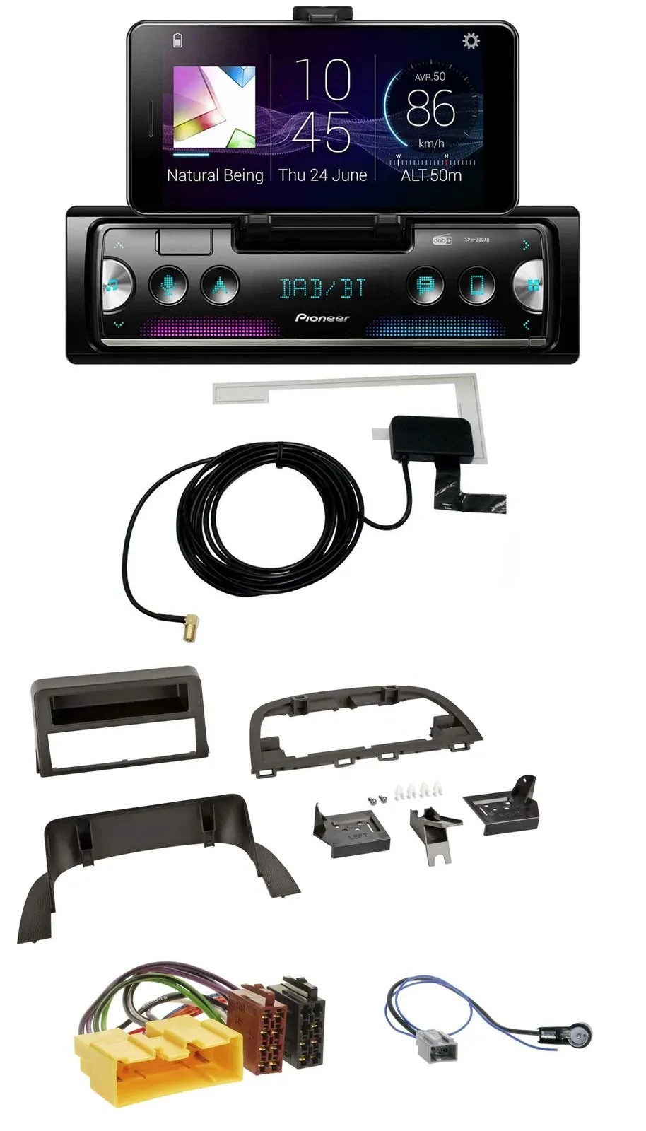 Автомагнитола для Mazda 3 (2013–2019) Pioneer DAB, Bluetooth, MP3, USB