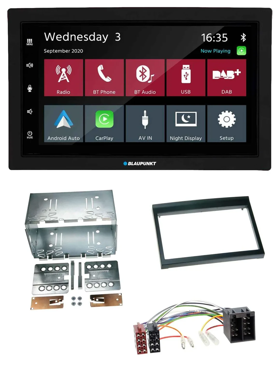 Blaupunkt DAB Bluetooth USB MP3 2DIN Autoradio für Porsche Boxster 1996-2004
