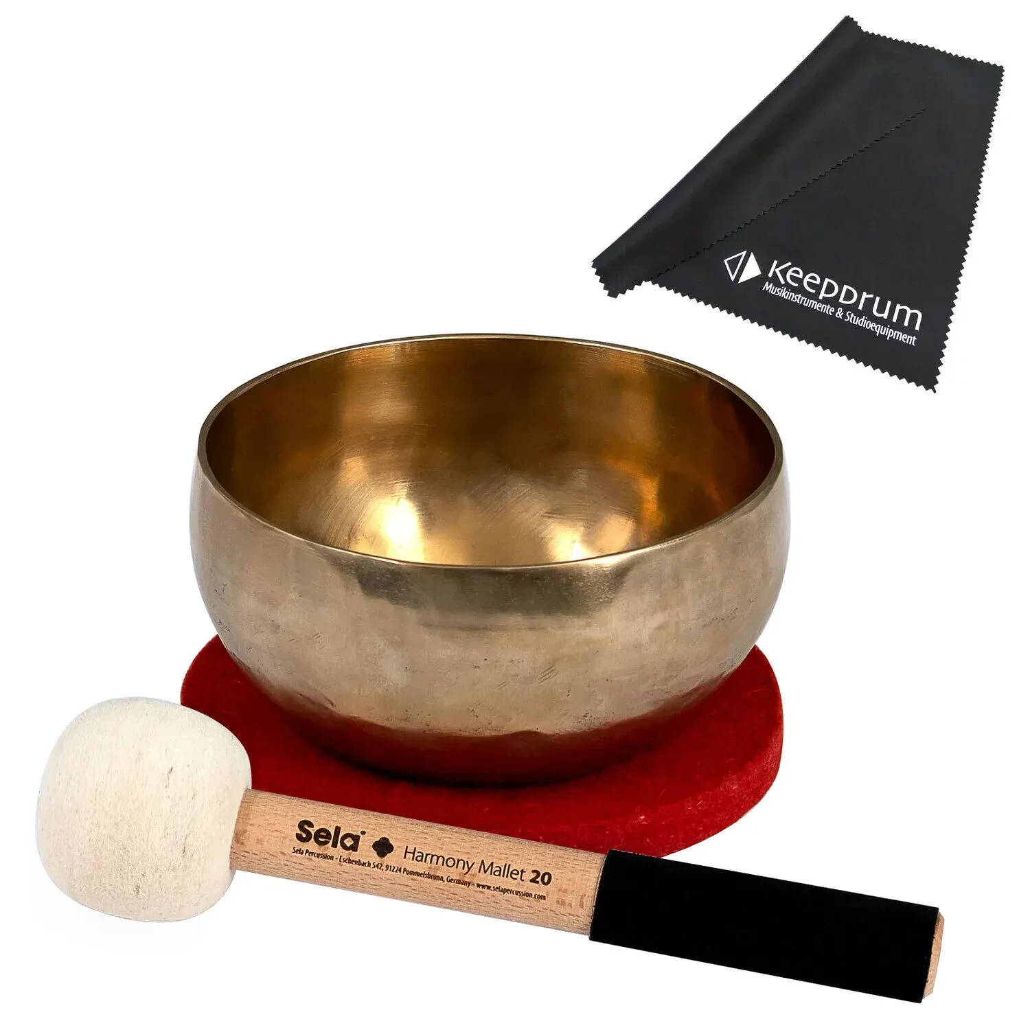 Поющая чаша Sela SE261 Harmony Brass с аксессуарами