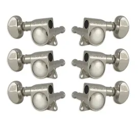 GROVER 305N Mid-Size Rotomatics Machine Heads, 3 + 3 - Nickel