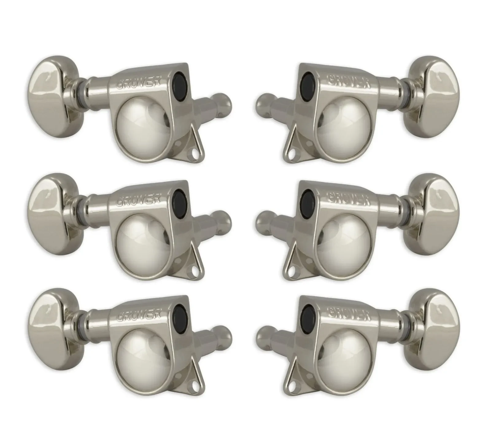 GROVER 305N Mid-Size Rotomatics Machine Heads, 3 + 3 - Nickel