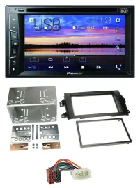 Pioneer Bluetooth 2DIN USB DVD DAB MP3 Autoradio für Fiat Sedici Suzuki SX 4 ab