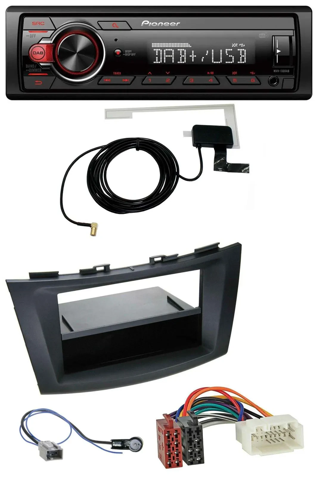 Автомагнитола для Suzuki Swift Pioneer 1DIN MP3 DAB USB AUX