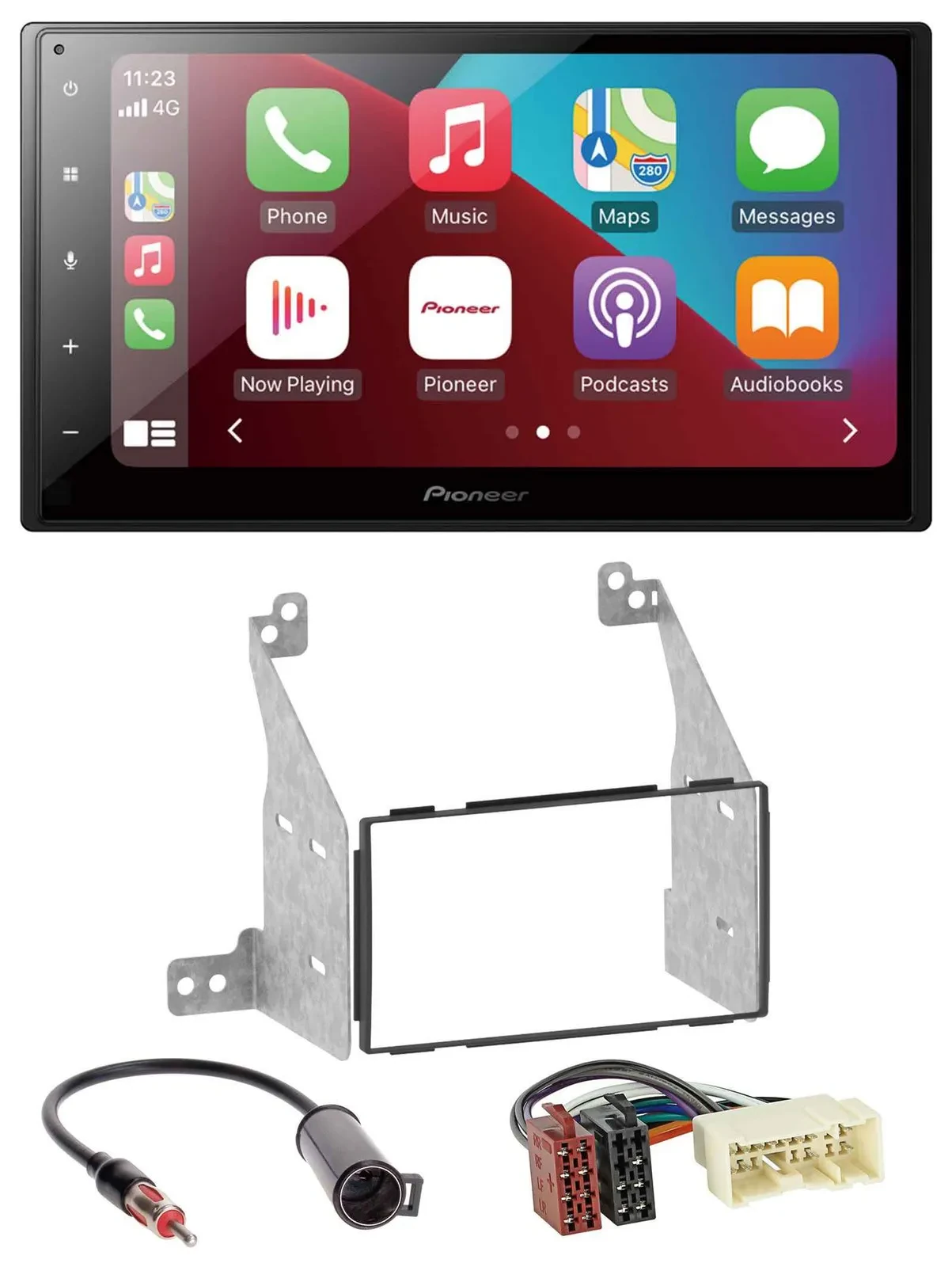 Pioneer USB MP3 DAB 2DIN Bluetooth Autoradio für Nissan Pathfinder 04-07