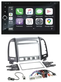 Автомагнитола для Hyundai Santa Fe Blaupunkt 2DIN Bluetooth DAB USB DVD MP3 AUX