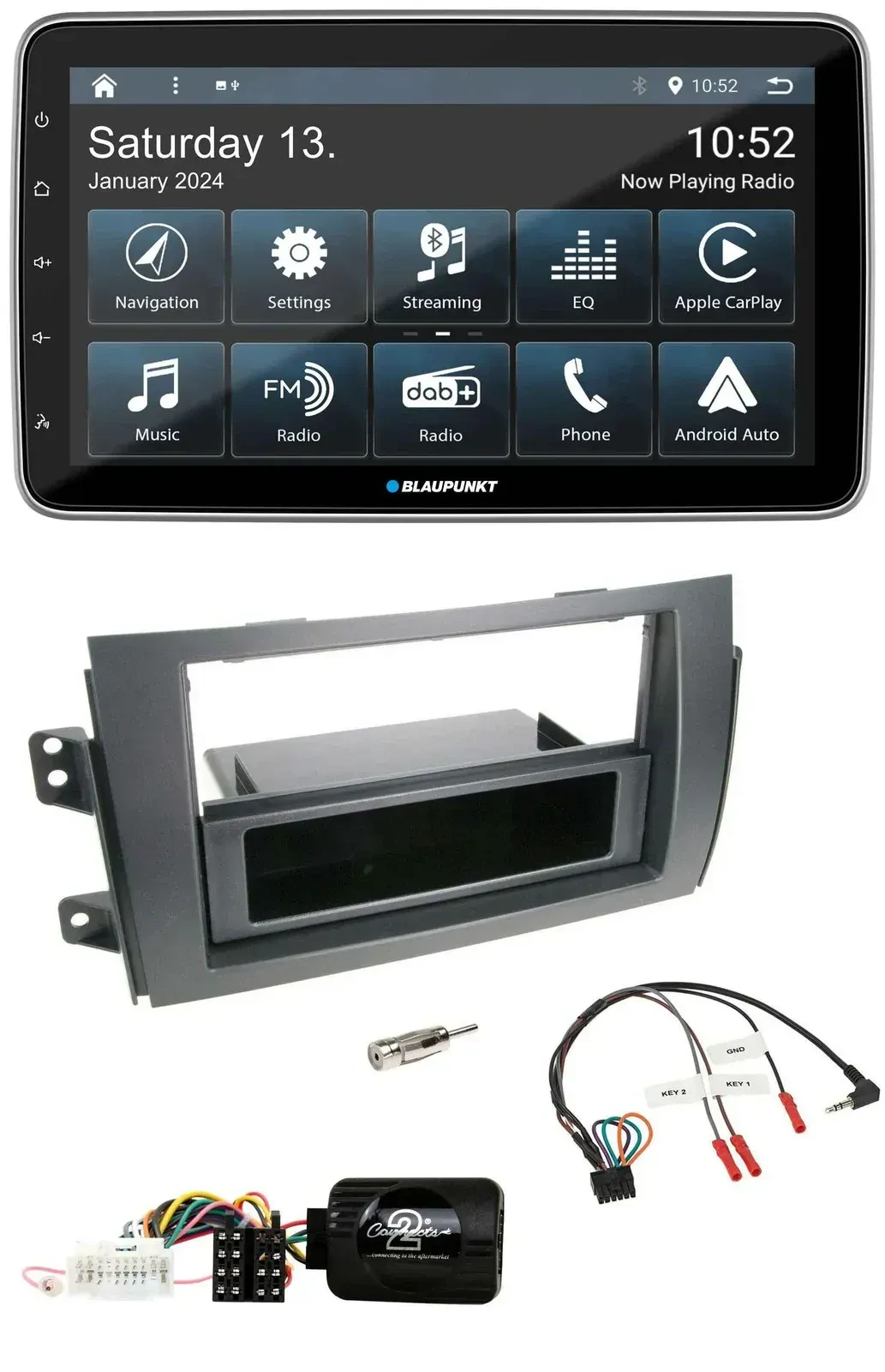 Blaupunkt USB DAB SD Lenkrad Bluetooth Autoradio für Fiat Sedici Suzuki SX4