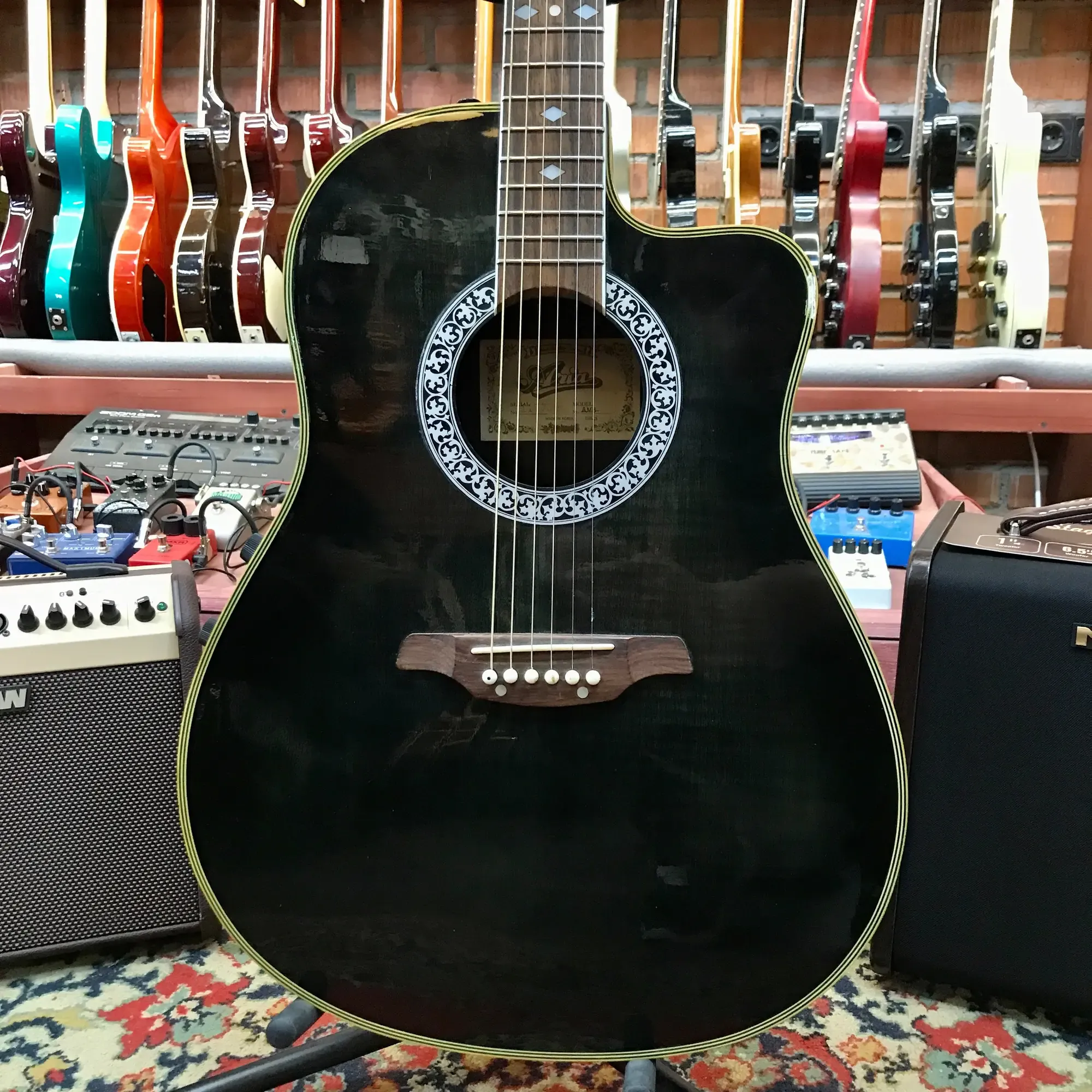 Электроакустическая гитара Aria AMB Korea 1990s