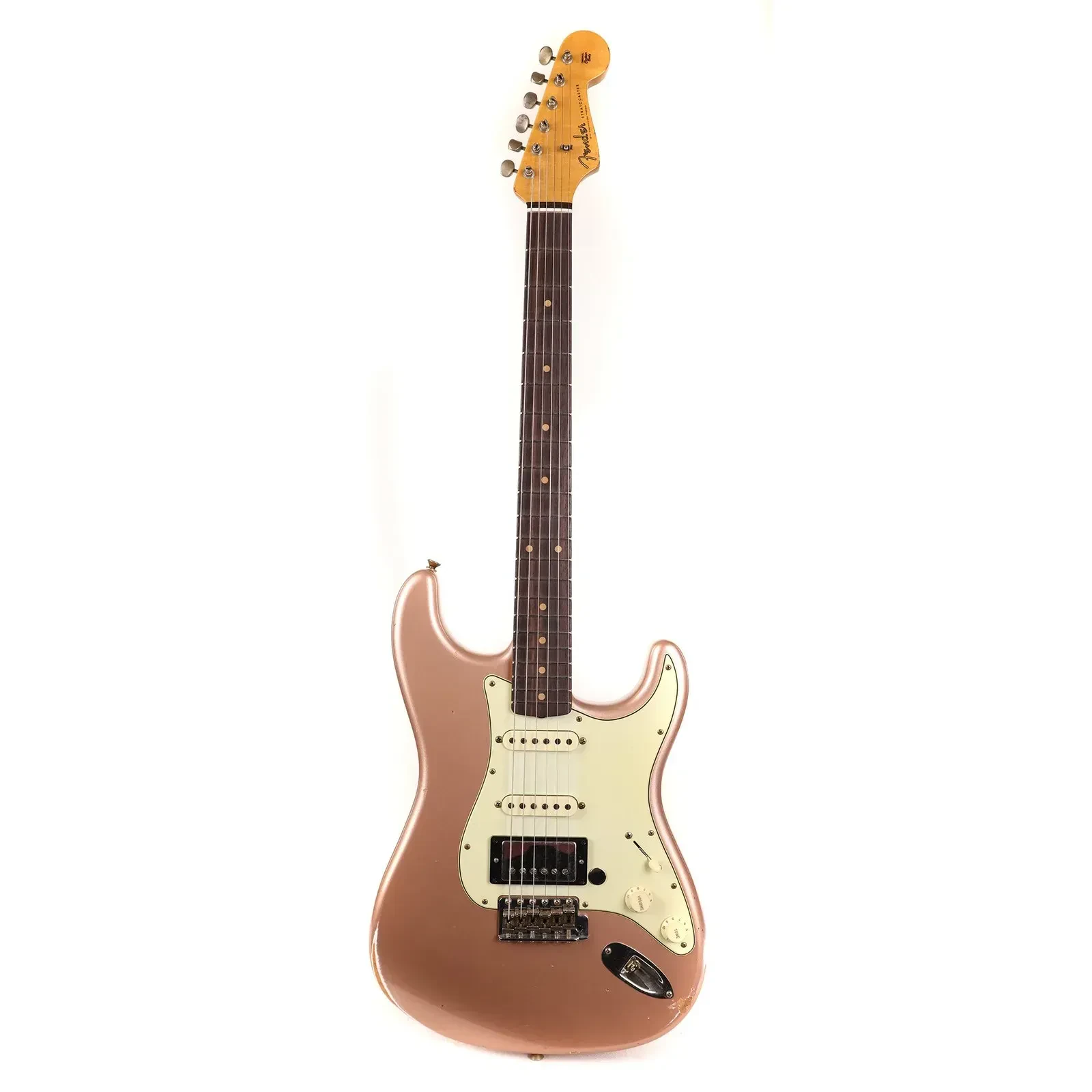 Электрогитара Fender Custom Shop Limited Edition 1959 Stratocaster HSS Relic Shell Pink Metall