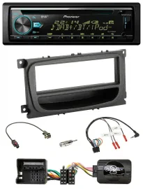 Автомагнитола для Ford Mondeo/S-Max (2007–2014) Pioneer DAB, CD, USB, Bluetooth, чёрный