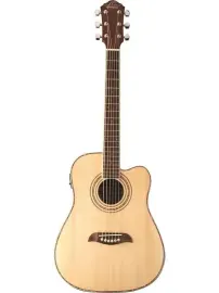 Oscar Schmidt OG1CE -Acoustic Electric 3/4 Dreadnought Sz Guitar Natural Finish