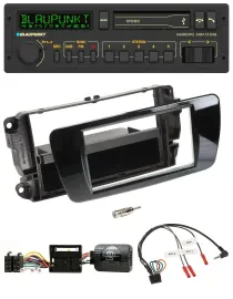 Blaupunkt USB DAB Bluetooth Lenkrad Autoradio für Seat Ibiza Klavierlack schwarz