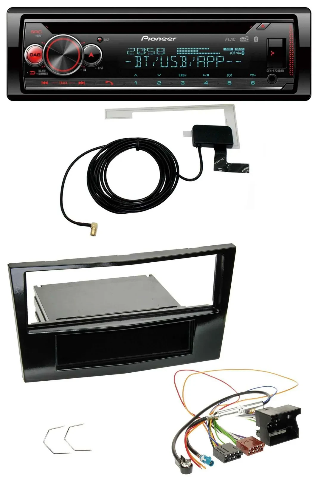 Pioneer DAB CD MP3 USB Bluetooth Autoradio für Opel Astra H Corsa D Zafira B ab