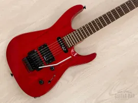 1990 Charvel by Jackson Super Dinky SDK-080-SH See Through Red w/ Floyd Rose