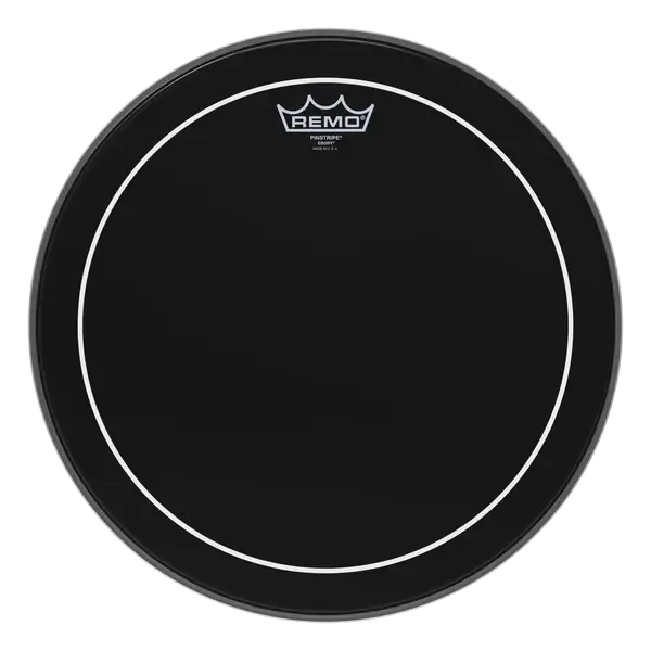 Пластик для барабана Remo 15" Pinstripe Ebony