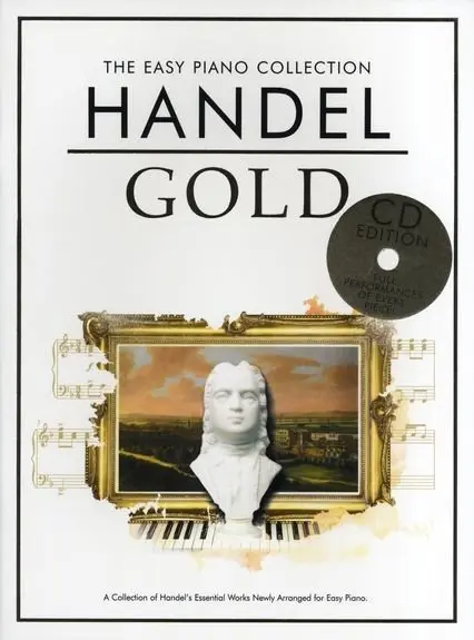 Ноты MusicSales THE EASY PIANO COLLECTION HANDEL GOLD EASY PIANO BOOK/CD