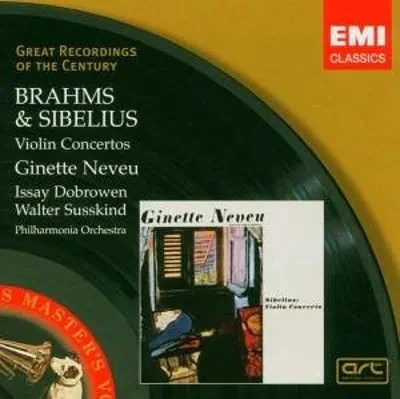 GINETTE NEVEU - Brahms & Sibelius: Violin Concertos (CD)