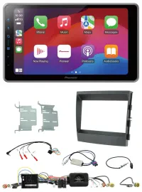 Pioneer Lenkrad USB DAB Bluetooth 2DIN Autoradio für Porsche Panamera 2009-2016