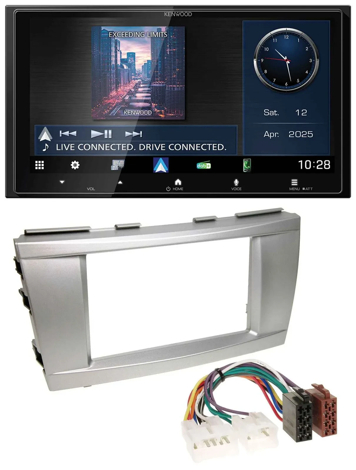 Kenwood Bluetooth 2DIN USB DAB MP3 Autoradio für Toyota Camry (2006-2011)