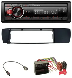 Pioneer Bluetooth USB DAB MP3 Autoradio für BMW X3 (E83 2004-2010) seitlich