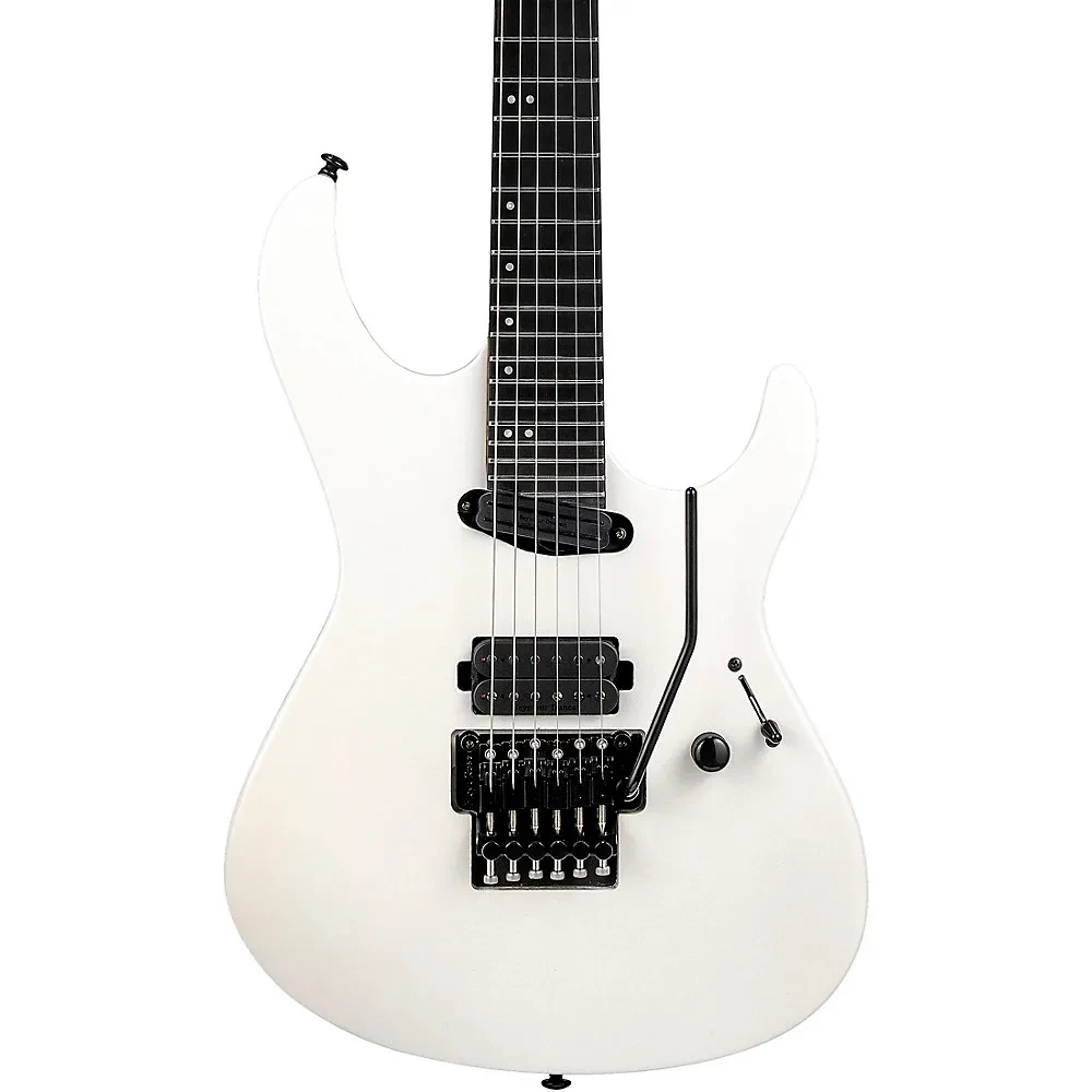 Электрогитара ESP LTD Deluxe MV-1000 24.75", 27 ладов, H-H, Floyd Rose, перламутрово-белый