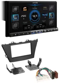 Alpine DAB 2DIN USB Bluetooth MP3 Autoradio für Toyota Prius+ (ab 2012)