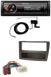 Pioneer MP3 AUX CD DAB USB Autoradio für Honda Civic 04-06 autom. Klima schwarz