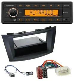 Continental 1DIN USB AUX MP3 Autoradio für Suzuki Swift (FZ/NZ, ab 2010)