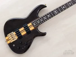 1990s Aria Pro II Super Bass SB-800 See-through Black Vintage Bass w/ Case