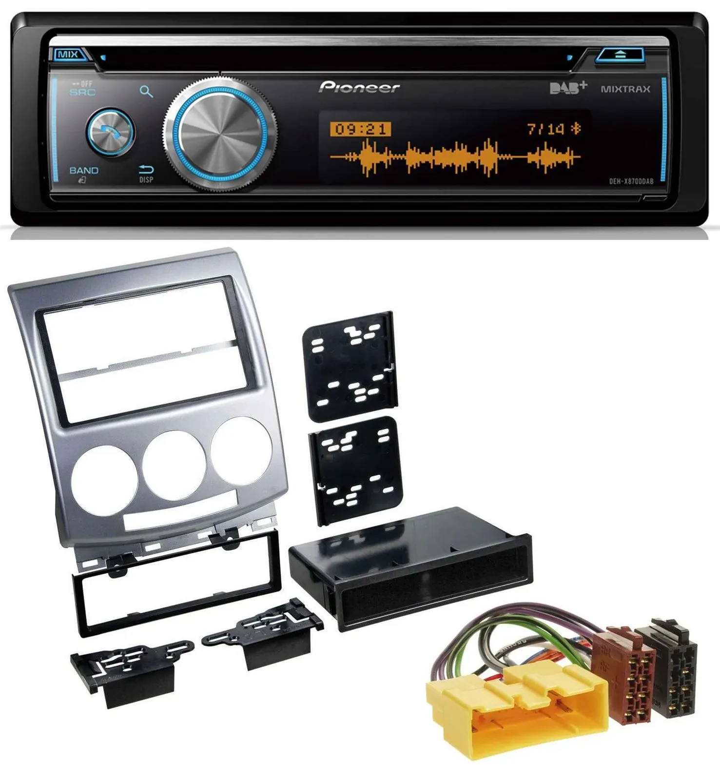 Pioneer MP3 DAB USB CD Bluetooth Autoradio für Mazda 5 (2005-2010)