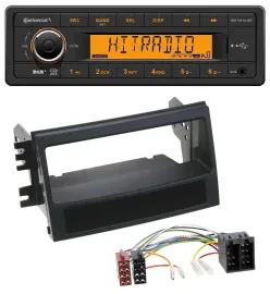 Continental 1DIN DAB MP3 AUX USB Autoradio für Kia Soul (AM, 2008-2011)