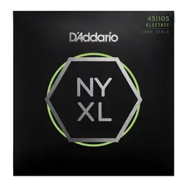 Струны для бас-гитары D'Addario NYXL45105 Light Top Medium Bottom Long Scale 45-105