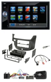 Blaupunkt SD USB TMC Bluetooth 2DIN Lenkrad Navigation für Honda Jazz ab 14 dunk