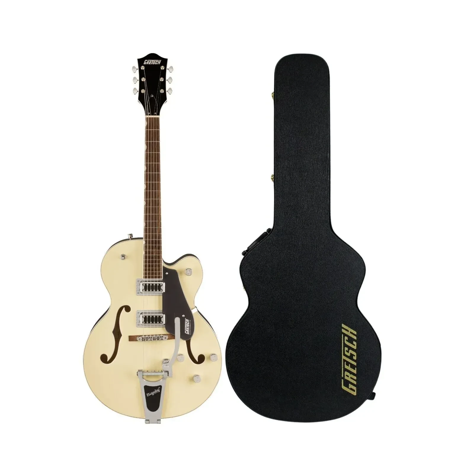Электрогитара полуакустическая Gretsch G5420T Electromatic Hollow Body белая с кейсом