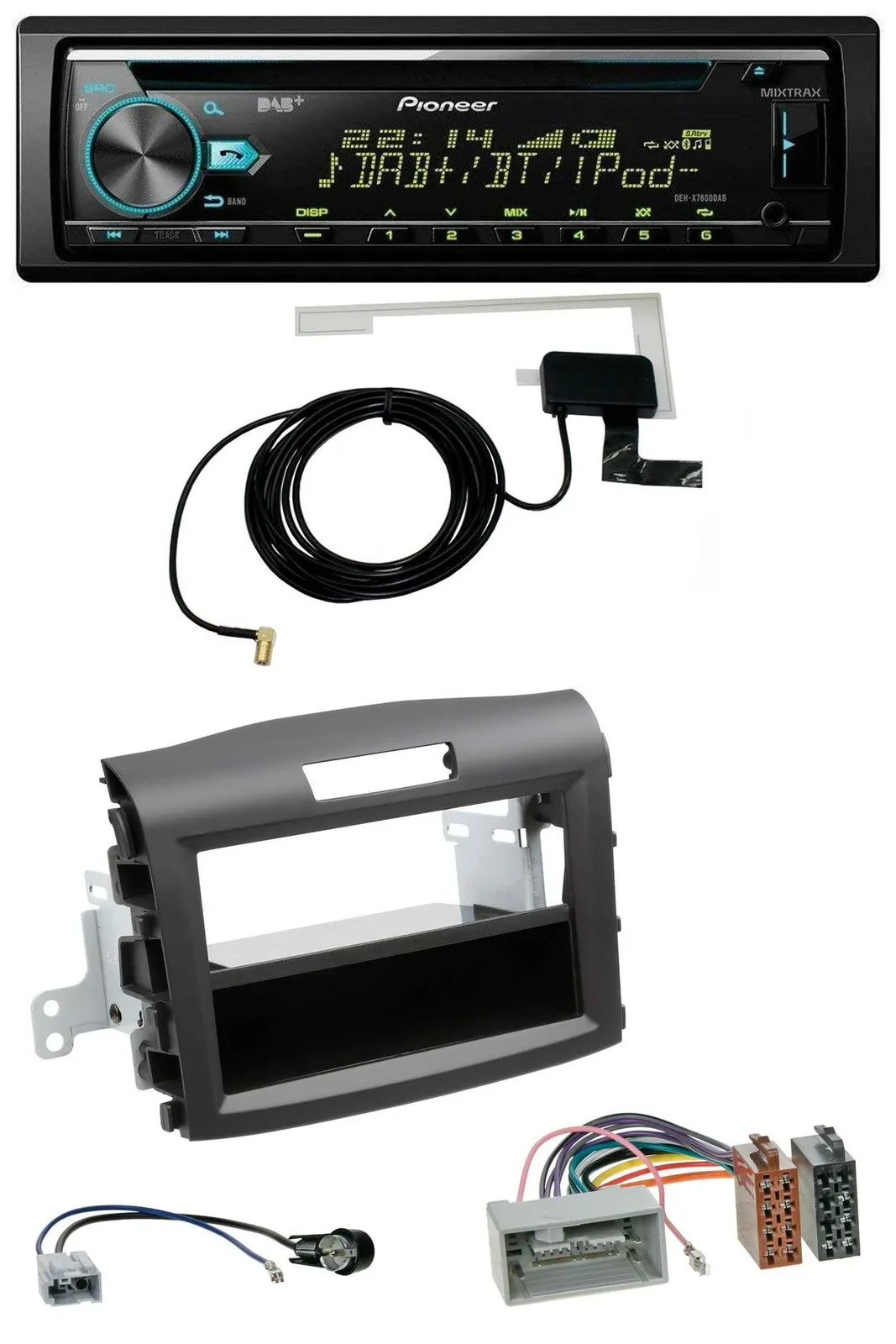 Pioneer MP3 AUX CD USB DAB Autoradio für Honda CR-V (ab 2013)