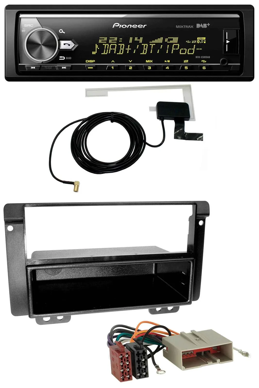 Pioneer Bluetooth DAB USB MP3 Autoradio für Landrover Freelander 2004-2007