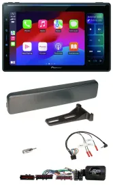 Pioneer Bluetooth DAB Lenkrad USB Autoradio für Ford Mondeo Focus anthrazit