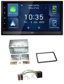 JVC DAB Bluetooth MP3 USB 2DIN Autoradio für Alfa Romeo 159 Brera Spider ab 05