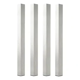 ALU-STAGE Hexa Bühnenfuß Set, 4x 80cm Steckfüße, 60/60mm Profil, Indoor/Outdoor