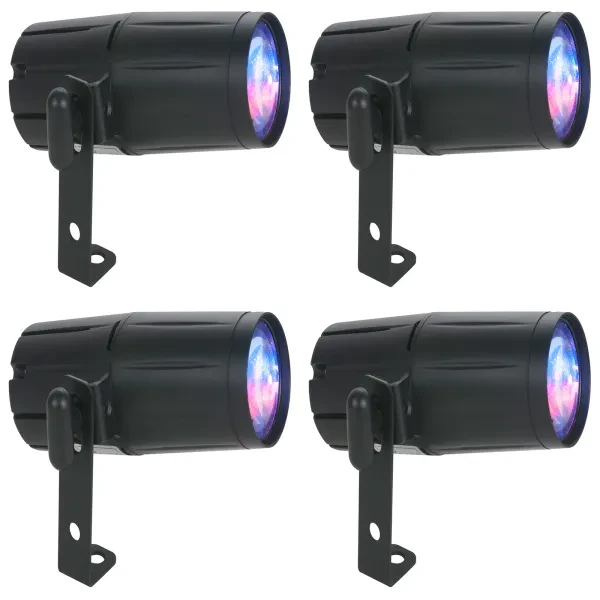 Светодиодный прибор American DJ PINSPOT LED QUAD DMX 8W RGBW (4 штуки)