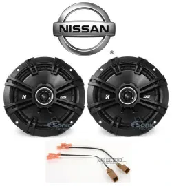 Kicker 6.5" Front Door Car Speaker Replacement Kit For 2000-2004 Nissan Xterra