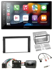 Автомагнитола для Skoda Fabia 6Y (2004–2007) Pioneer 2DIN, DAB, Bluetooth, USB, поддержка кнопок на руле