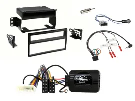 Einbauset Lenkradadapter DIN Autoradio für Nissan Tiida Versa 07-11 C11 piano