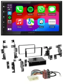 Kenwood MP3 USB DAB 2DIN Bluetooth Autoradio für Nissan Quest Rogue Titan ab 11