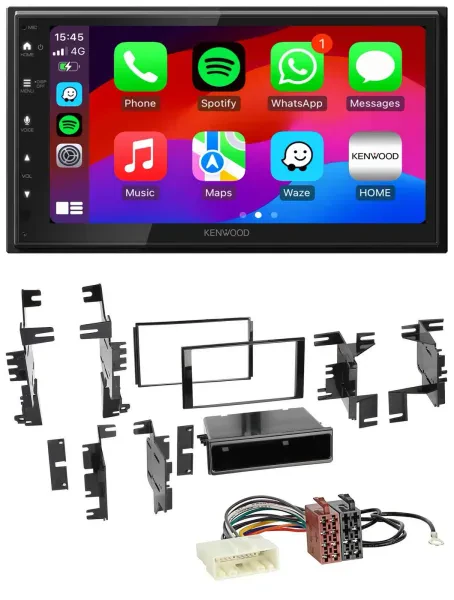 Kenwood MP3 USB DAB 2DIN Bluetooth Autoradio für Nissan Quest Rogue Titan ab 11
